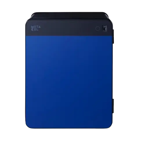 Caja fuerte grande metacel cube azul
